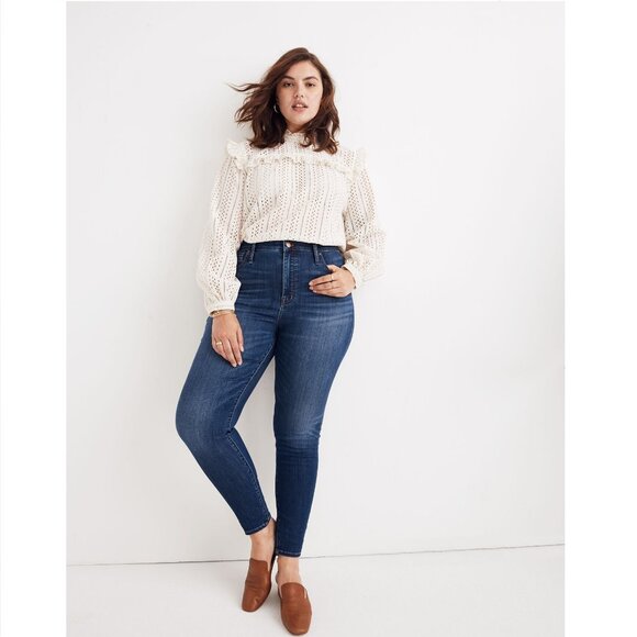 Madewell Curvy High-Rise Skinny Jean in Danny Wash: TENCEL Denim Edition… - Picture 9 of 12